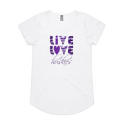 *New* Live Love Huskies Women's Scoop Neck T-shirt
