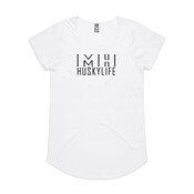 MH Milpert Husky Life Ladies Scoop Neck T-shirt